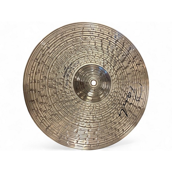 Used Paiste 14in Signature Dark Energy Hi Hat Pair Cymbal