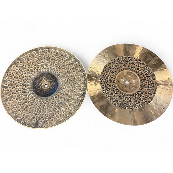 Used Paiste 14in Signature Dark Energy Hi Hat Pair Cymbal