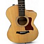 Used Taylor 214CE Deluxe Natural Acoustic Electric Guitar