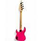 Used Dean Custom Zone 4-String Pink Electric Bass Guitar