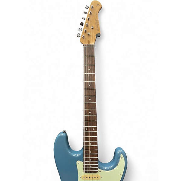 Used Harley Benton VT Series Lake Placid Blue Solid Body Electric Guitar