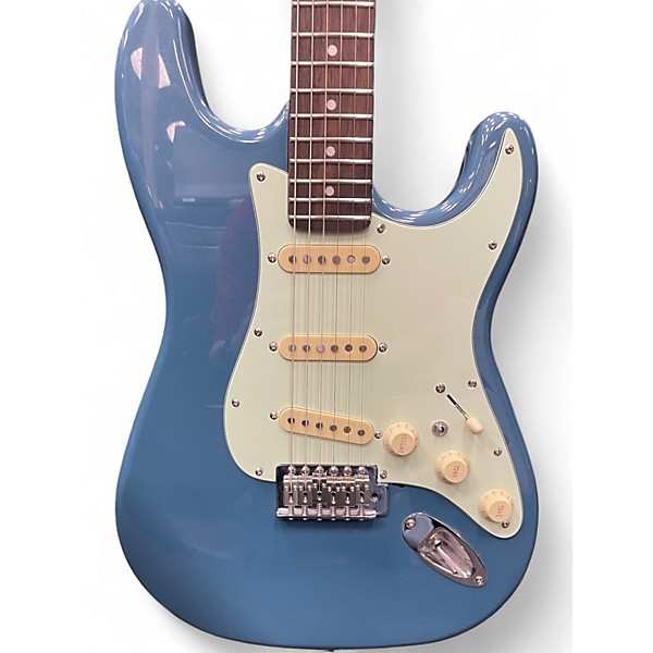 Used Harley Benton VT Series Lake Placid Blue Solid Body Electric Guitar