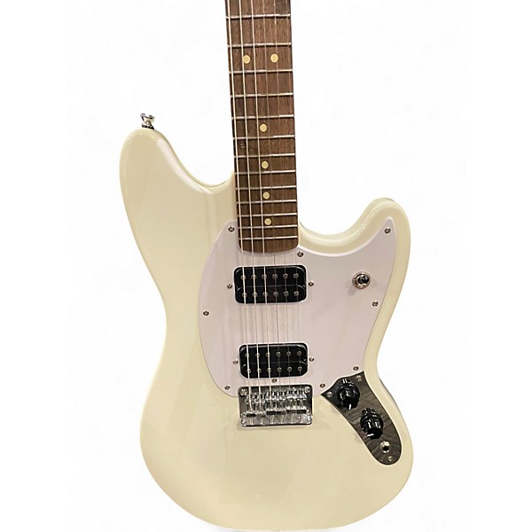 Used Squier Bullet Mustang HH Olympic White Solid Body Electric Guitar