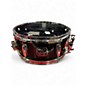 Used Gretsch Drums 12X6 black hawk black Drum thumbnail