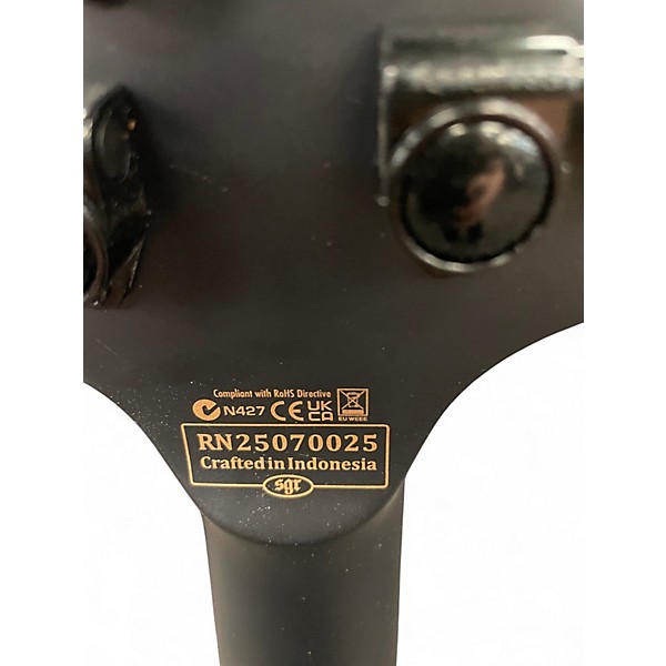 Used Schecter Guitar Research C1 Hellraiser Black Solid Body Electric Guitar