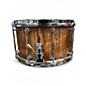Used Craviotto 14X8 Private Reserve Burnt Curly Maple Snare Drum Burnt Curly Maple Drum