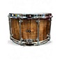 Used Craviotto 14X8 Private Reserve Burnt Curly Maple Snare Drum Burnt Curly Maple Drum