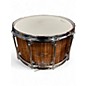 Used Craviotto 14X8 Private Reserve Burnt Curly Maple Snare Drum Burnt Curly Maple Drum