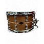 Used Craviotto 14X8 Custom Shop Walnut Snare Drum with Red Inlay Walnut Drum thumbnail