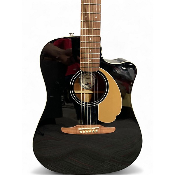 Used Fender Redondo Black Acoustic Electric Guitar
