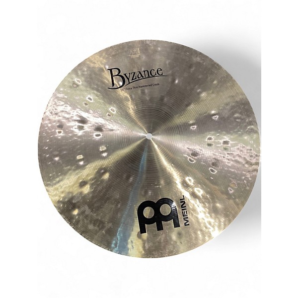 Used MEINL 20in Byzance EX Thin Hammered Crash Cymbal