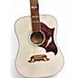 Used Epiphone DOVE White Acoustic Electric Guitar