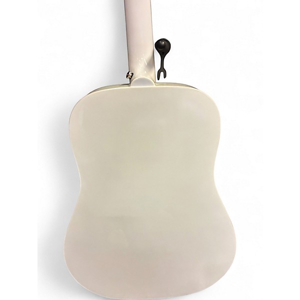 Used Epiphone DOVE White Acoustic Electric Guitar