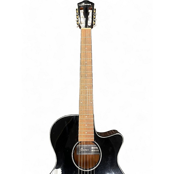 Used Ibanez AEG50N Black Classical Acoustic Electric Guitar
