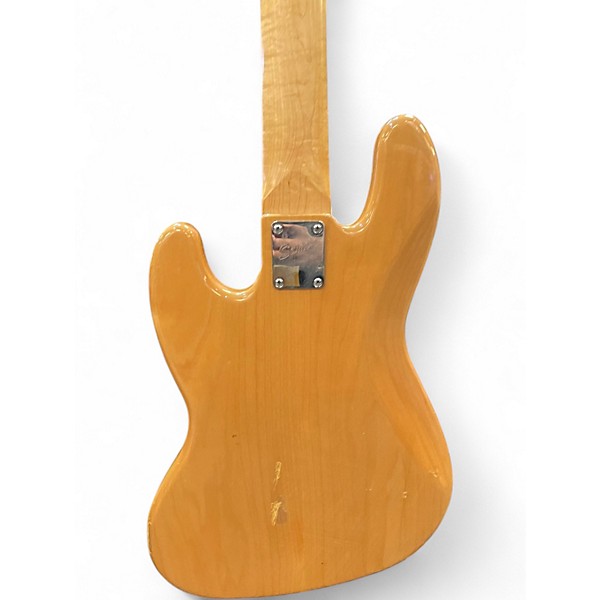 Used Squier Classic Vibe 70s Jazz Bass Natural Electric Bass Guitar