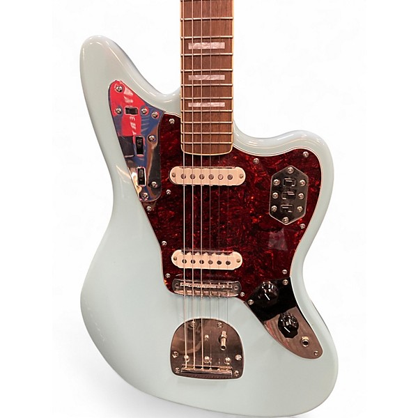Used Squier classic vibe jaguar Daphne Blue Solid Body Electric Guitar