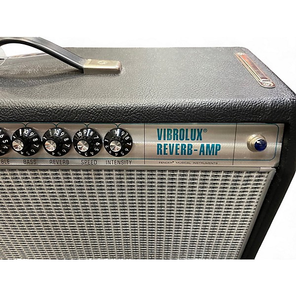 Used Fender 1968 Custom Vibrolux Reverb Tube Guitar Combo Amp