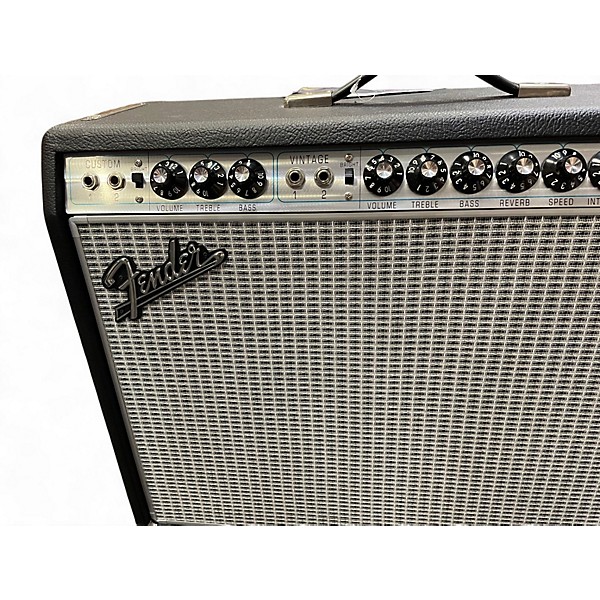 Used Fender 1968 Custom Vibrolux Reverb Tube Guitar Combo Amp