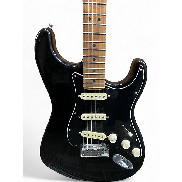 Used 2023 Fender American Ultra Stratocaster Black Solid Body Electric Guitar