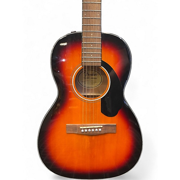 Used Fender CP-60S Parlor 3 Color Sunburst Acoustic Guitar