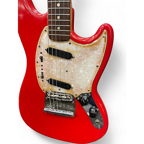 Used Fender 1965 Mustang Red Solid Body Electric Guitar