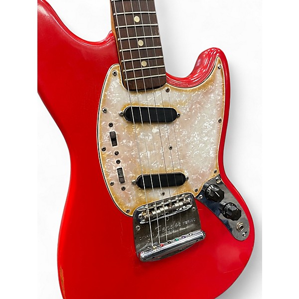 Used Fender 1965 Mustang Red Solid Body Electric Guitar