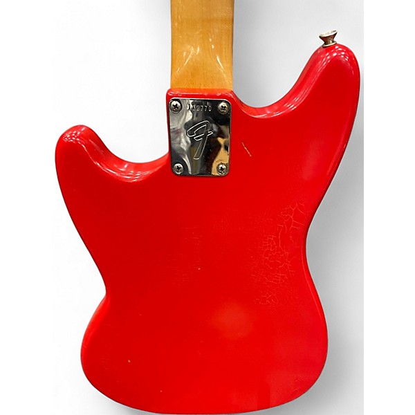 Used Fender 1965 Mustang Red Solid Body Electric Guitar