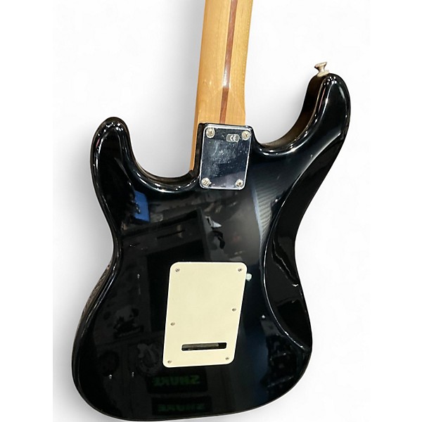 Used Fender Standard Stratocaster HSS Black Solid Body Electric Guitar