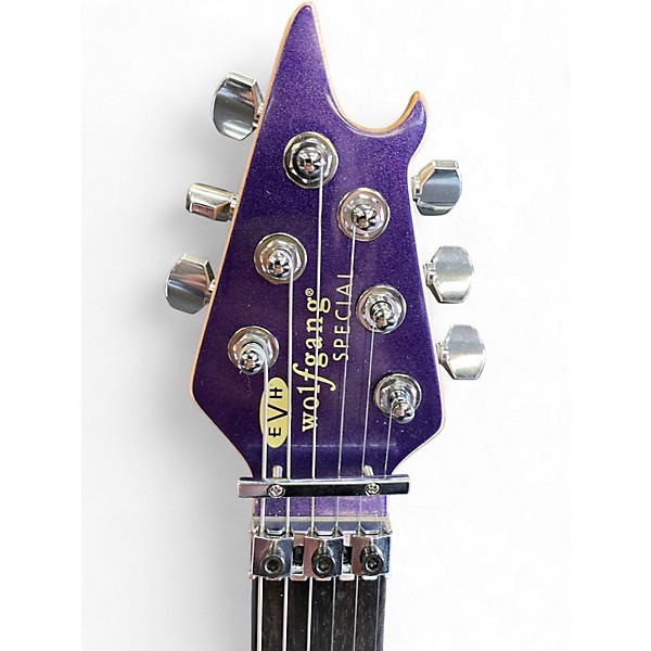 Used EVH Wolfgang Special metallic purple Solid Body Electric Guitar