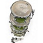 Used PDP by DW 4 Piece New Yorker Electric Green Sparkle Drum Kit