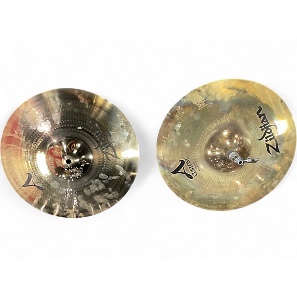 Used Zildjian 14in A Custom Hi Hat Pair Cymbal