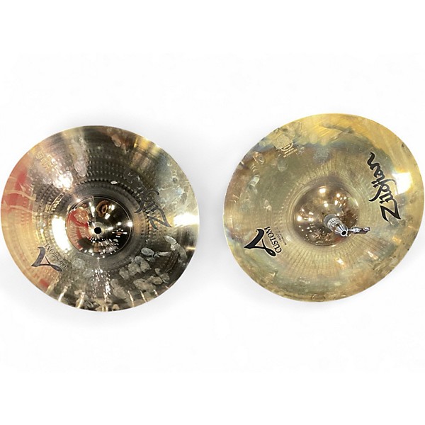 Used Zildjian 14in A Custom Hi Hat Pair Cymbal