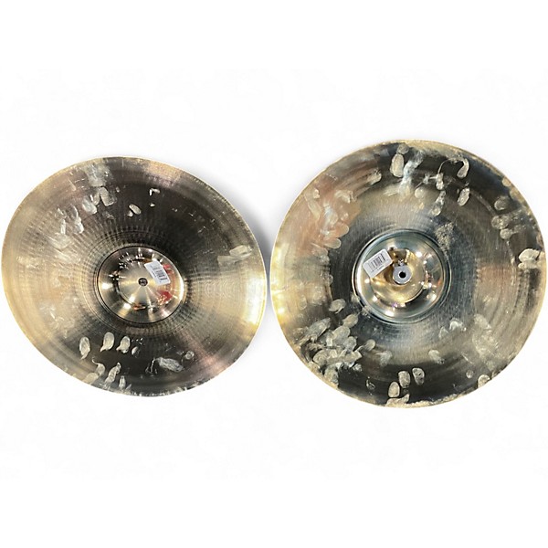 Used Zildjian 14in A Custom Hi Hat Pair Cymbal