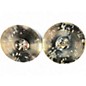 Used Zildjian 14in A Custom Hi Hat Pair Cymbal