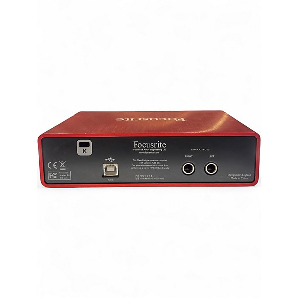 Used Focusrite Scarlett 2i2 Gen 2 Audio Interface