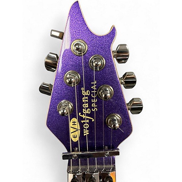 Used EVH Wolfgang Special PURPLE SPARKLE Solid Body Electric Guitar