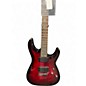Used Schecter Guitar Research DENOM DIAMOND SERIES Crimson Red Burst Solid Body Electric Guitar thumbnail
