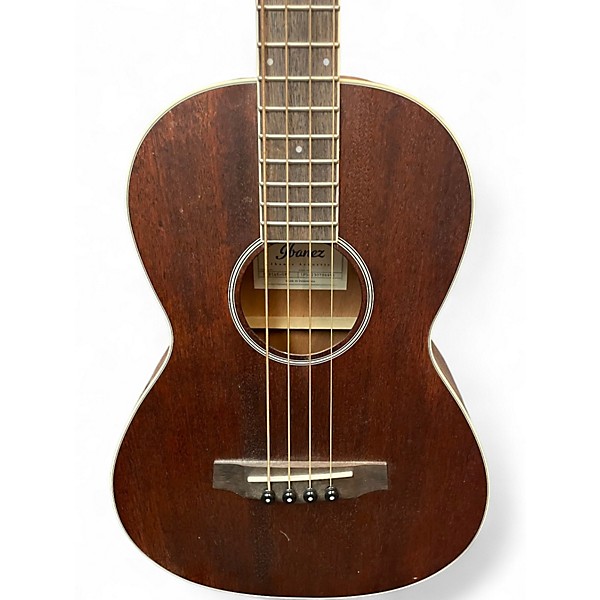 Used Ibanez PNB14E-OPN Natural Acoustic Bass Guitar