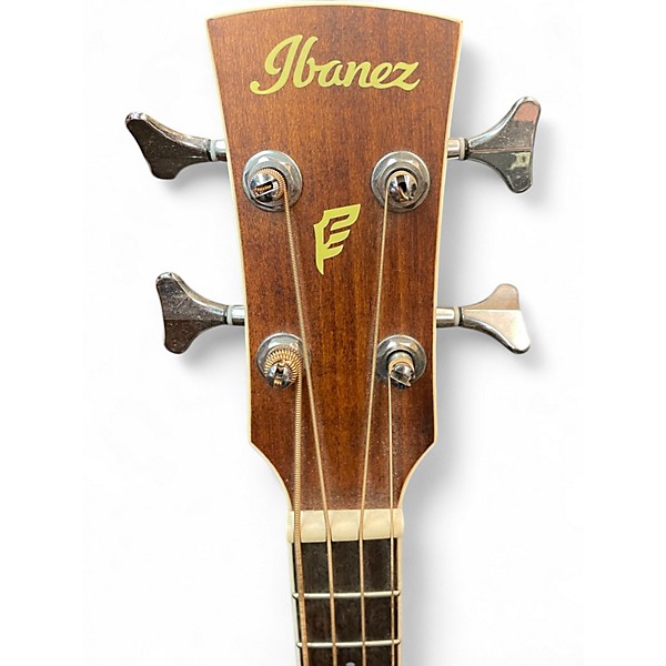 Used Ibanez PNB14E-OPN Natural Acoustic Bass Guitar