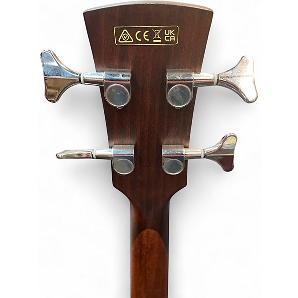 Used Ibanez PNB14E-OPN Natural Acoustic Bass Guitar