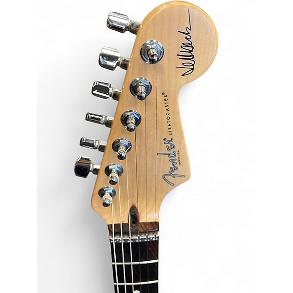 Used Fender Artist Series Jeff Beck Stratocaster Surf Green Solid Body Electric Guitar