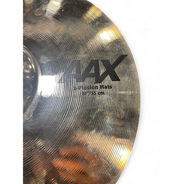 Used SABIAN 14in AAX Xplosion Hi Hat Pair Cymbal