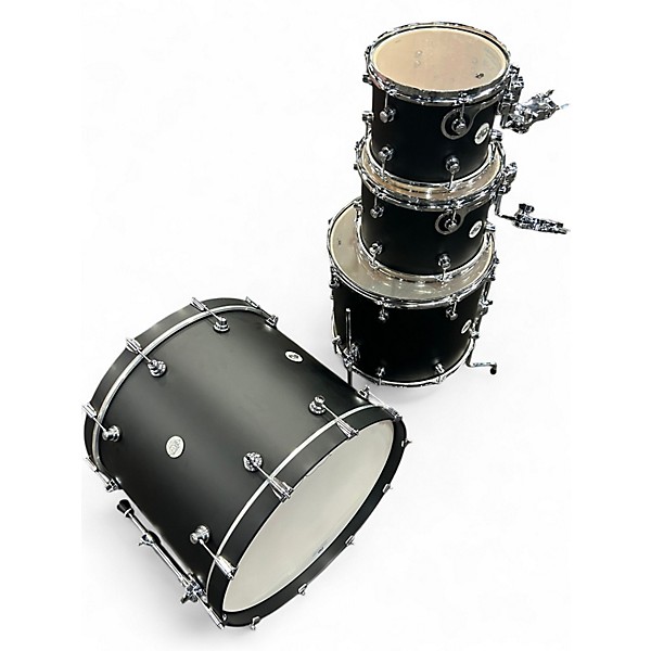 Used DW 4 Piece Design Series BLACK SATIN Drum Kit