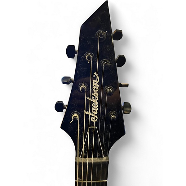 Used Jackson JS22-7 Dinky 7 String Black Solid Body Electric Guitar