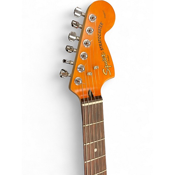 Used Squier Standard Stratocaster Natural Solid Body Electric Guitar