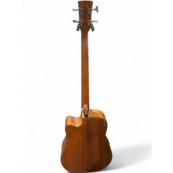 Used 2014 Ibanez AWB50CE-LG Natural Acoustic Bass Guitar