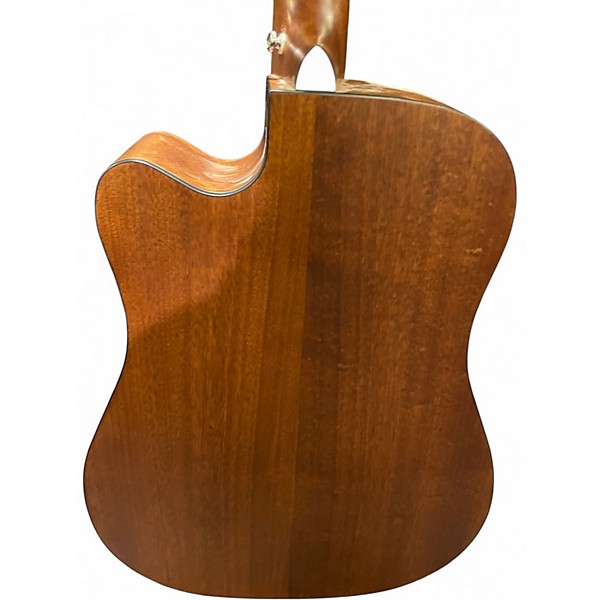 Used 2014 Ibanez AWB50CE-LG Natural Acoustic Bass Guitar