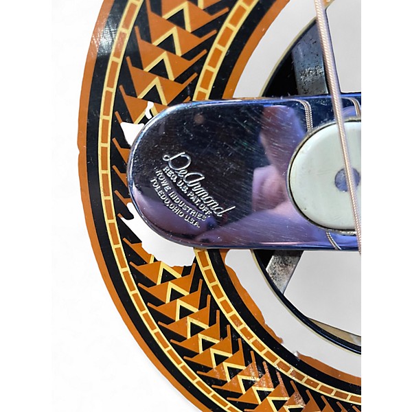 Vintage 1960s Supro s-10 jUMBO Natural Acoustic Electric Guitar