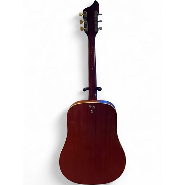 Vintage 1960s Supro s-10 jUMBO Natural Acoustic Electric Guitar