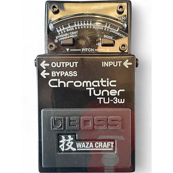 Used BOSS TU3W Waza Craft Chromatic Tuner Pedal